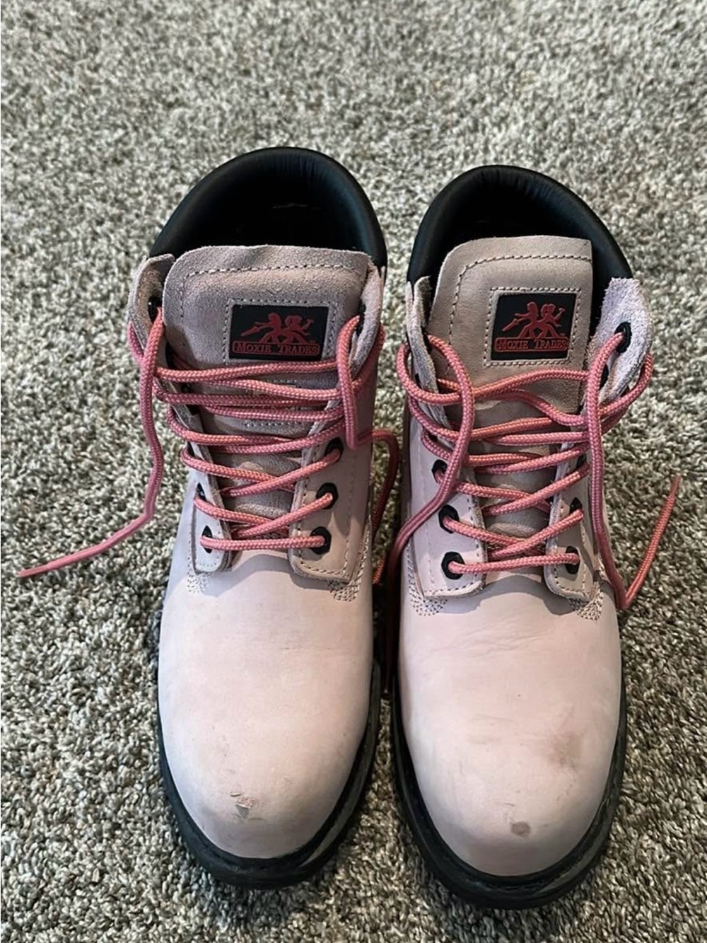 Moxie Trades  Women's Pink Work Boots